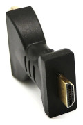 HDMI till RCA-adapter hane till hona komposit AV Audio Video Converter för TV Stöder 720P och 1080P(Black)