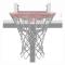 Heavy Duty Indoor Outdoor Basketball Net - Vit Ersättning för standardfälgar