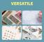 Självhäftande limpennor Set om 6 för scrapbooking Snabbtorkande flytande pennor med exakt flödeskontroll Giftfri Hållbar