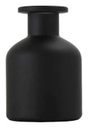 1 st 150 ml svart glasdiffusor flaska burk, aromaterapi förvaringsbehållare för rördiffusorpinnar, eteriska oljor