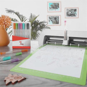Skärmattor för Cricut Joy 3-pack ersättningsmattor för standardgrepp med lätt grepp, självhäftande hantverksmattor 8,5 x 12 tum(green)