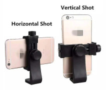 Telefonstativadapter Clip Mount kompatibel med 1/4 skruv för alla mobiltelefoner och skrivbordsstativ(2)