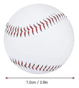 9 tums baseball i äkta läder för träning och träning, idealisk för pitching, slagning och fångstövningar