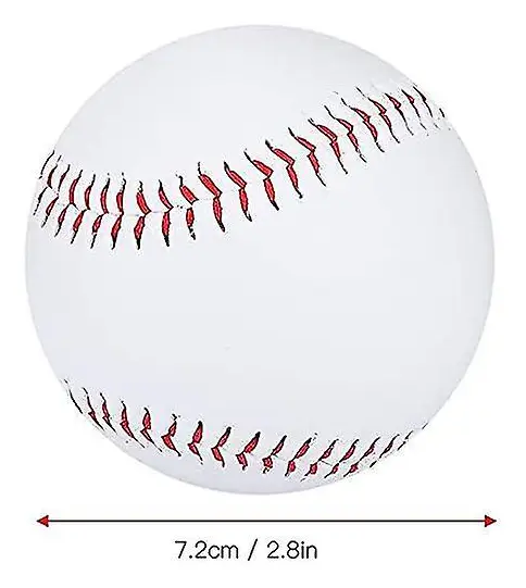 9 tums baseball i äkta läder för träning och träning, idealisk för pitching, slagning och fångstövningar