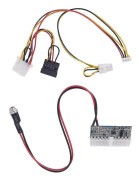160 Watt DC ATX-strömförsörjning 12V 24pin för Mini IT-datorer och nätverksservrar(White Blue)