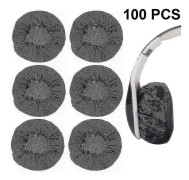 Hörlursfodral för engångsbruk 100 st Non-woven Stretchable Hygiene Ear Pads för Headset i Svart Blå Vit