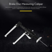 Skivbromsrotor Tjockleksmätare 0-60 mm Mikrometer Mätverktyg för noggrann bromsskivmätning(black)