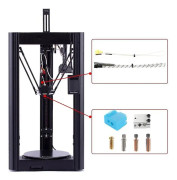 3D-skrivare Hot End Kit för 1,75 mm filamentextruder kompatibel med QQ-S Pro Q5 Enkel installation Högkvalitativa delar