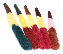 52 cm rengöringsborste för altsaxofoninstrument Soft Cleaner Pad(Random Color)