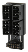 GPU-strömadapterkort 4x8P till 12VHPWR 12P Plus 4P PCIe 5.0 vinklad kontakt för ATX3.0-grafikkort