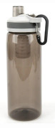 770ml Utomhusfiltrerad vattenflaska Camping Nödvattenfiltreringsflaska Renare Svart