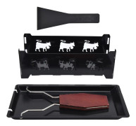 Ost Raclette Grill - Mini storlek med svart handtag