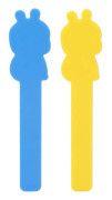 2st Tongue Depressors Mix Color Plast Bärbar Tongue Muscle Trainer för barn