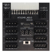 ATX PSU Power Board 5V 12V Output 24Pin till 8X 4Pin Plus 2X Voltage Indicator ATX Server Power Board för CHIA Mining