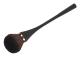 Loose Powder Blush Brush Professionell mjukt hår Makeup Brush Kosmetiskt verktyg för Makeup Artist Novice Black