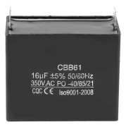 CBB61 Motor igång Startkondensatorgenerator CQC 350V AC 16uF 50/60Hz