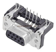 Harting D-SUB sockellist 90° antal poler: 37 lödning 09 66 452 6613 1 st (09 66 452 6613)