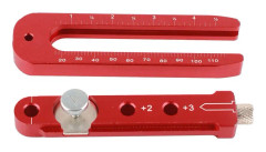 165 mm aluminiumlegering träbearbetning ritslinjal Justerbar metall cirkel ritverktyg Teknisk cirkel ritverktyg