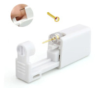 Self Nose Piercing Kit Engångs sterilt öronpiercingsverktyg Portabelt Nose Piercing Kit