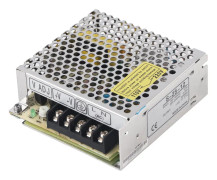 DC switching strömförsörjning Aluminiumlegeringsskal elektroniska komponenter för spänningsomvandling 110V/220VS?25?12 12V/2.1A