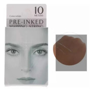 32,8 ft Pre Inked Mapping String Microblading Positioning Pre Inked Microblading tråd vit