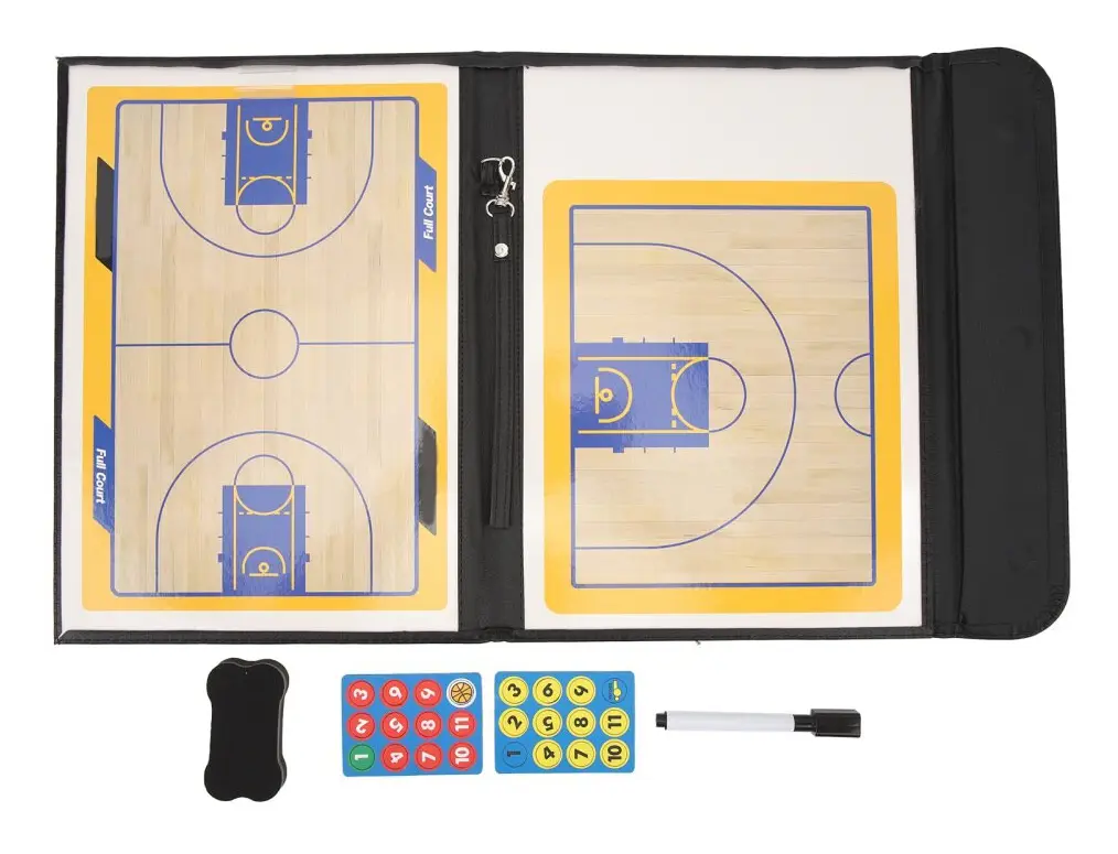 Basket urklipp 2,5-vikt basketträningstavla Magnetisk strategitavla med pennsuddare