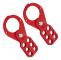 6-hålslåsning Tagout Säkerhetshasplås Stålsäkert slagtålig för hänglås 1,5 tum/38 mm