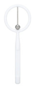 Tongue Tip Exerciser Professional PP Alloy Oral Muskelstyrka Tungträningsverktyg för barn Vit
