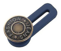 TG 10 Pieces Retractable Button Elastic Button Extension Elastic Metal Silicone Jeans Button For Jeans Pants Skirts