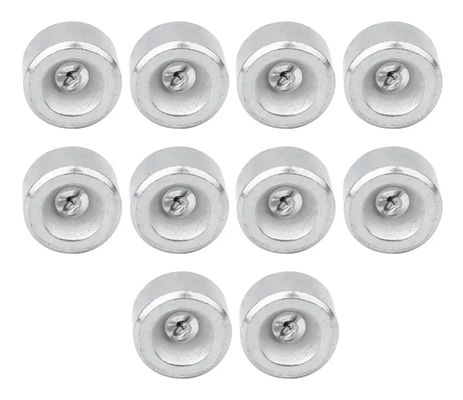10 st metallvikt med krokar och ringspak Princip Fysiskt experimentellt l?romedel 50g