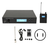 Trådlöst hörlursmonitorsystem 626?662MHz 90dB 3 lägen Monitor Ear Return System för bandsångare 110?240VUS-kontakt