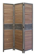 Rumsavdelare - 3 Delar - Ribbor 046 - Brun