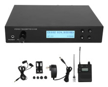 Trådlöst hörlursmonitorsystem 830?866MHz 3 lägen Ear Return System för gitarr och basspelare 110?240VUS-kontakt