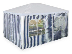 Paviljong sidopaneler 3x4m uppsättning om 3