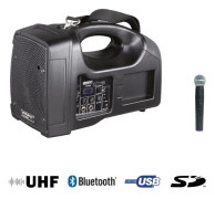 BÄRBAR PA BE 1400 UHF + USB + 1 UHF HAND MIC + BLUETOOTH