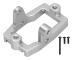 Metallservofäste Aluminiumlegering Flexibel kontroll Exakt storlek Lätt RC Crawler Servofäste för Traxxas 1/18 TRX4M Silver