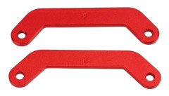 2 st aluminiumlegering främre bakre skottstag för Traxxas 1/10 MAXX 2.0 RC bildelar Röd