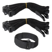 Svarta Kardborreband, 10-pack S S