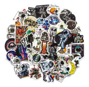 50 st NASA Interstellar Space Travel astronaut 2001 Astronaut Scrapbook Stickers