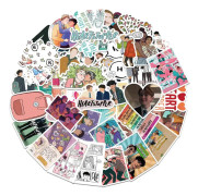 50 st Heartstopper Charlie Spring Nick Nelson Anteckningsbok Graffiti Teens Stickers