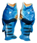 Fish Shower Sandaler Tofflor Roliga Strandskor Sandaler Bling Flip Flops Tofflor Blue