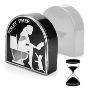 (Kvinna) 5 Minuters Toalett-Sandtimer för Badrum och Toalett, Sandsglas med Tid att Skapa, Roliga Presenter