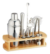 cocktailset i 12 delar med stativ