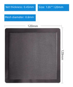 Special för PVC kylfläkt damm nät 12cm/14cm stationär dator industriell fläkt filter skärm lock