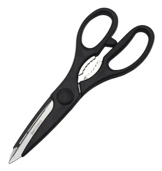 Multifunktionella saxar i rostfritt stål 21 cm svart