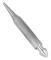 Trumpet Munstycke Truing Reparationsverktyg Metal Professional Ta bort bucklor Trumpet Mouth Truing Tool för 3C5C7C Silver