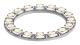 RGB LED Ring Board 16 Bit SK6812 32 f?rger och fluorescerande vit ringlampa V?ggklocka Light Driver Board