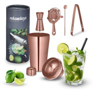 cocktailshakerset i 5 delar