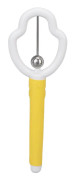 Tongue Tip Exerciser Professional PP Rostfritt stål Oral Muskelstyrka Tungträningsverktyg Gul