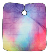 Professionell Salong Cape med nackspänne Vattentätt fläckbeständigt Tie Dye Print Stylist Frisörförkläde för vuxna